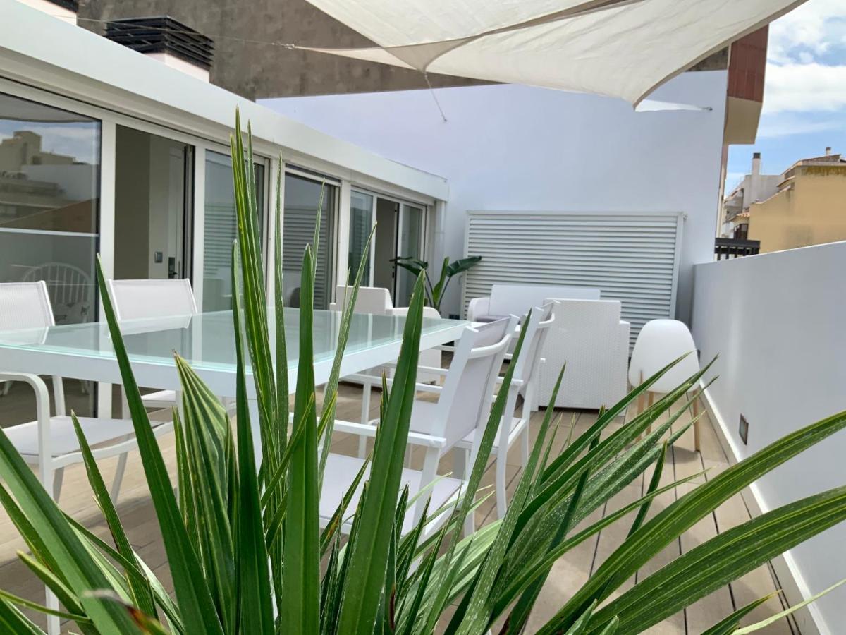 Duplex Can Quim, Terrace Boutique Apartment เลสกาลา ภายนอก รูปภาพ